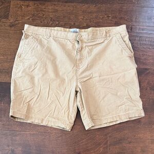 Ocean + Coast Big & Tall Men's Tan Khaki Shorts